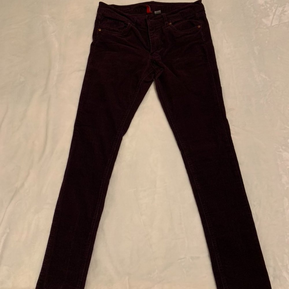 H&M Divided Wine Colored Corduroys